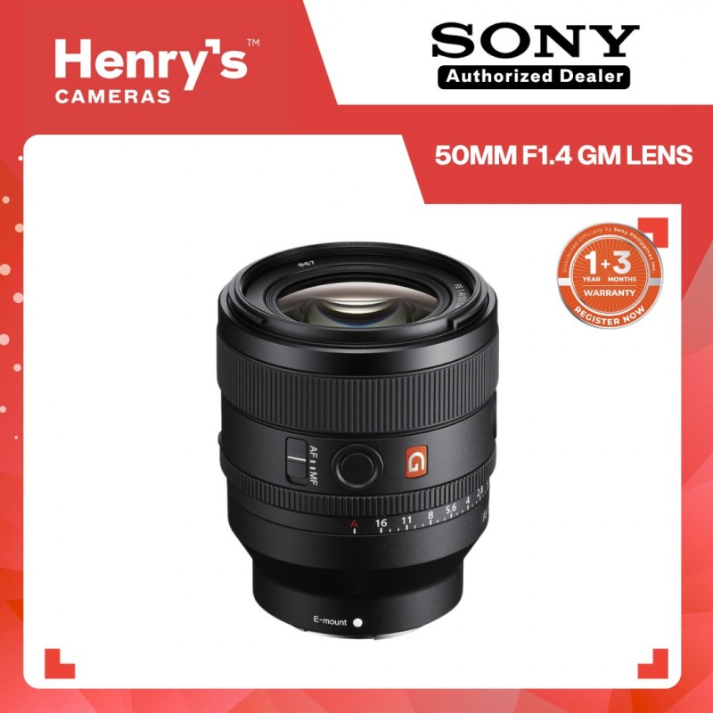Sony 50mm F1.4 GM Lens